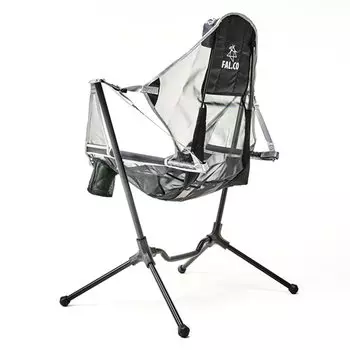 Falco Swing Chair Уличное кресло-качалка Гамак Складной Регулируемая высота подушки Уличная грузоподъемность 136 кг FAL.CO (Серый)