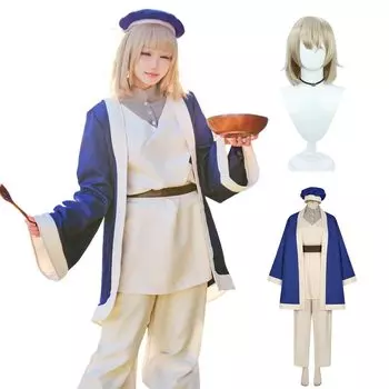 Falin Косплей с париком Волшебник Подземелье Еда Косплей Костюм Взрослый Костюм Культурный Фестиваль Событие Костюм Сценическая Одежда Falin Косплей Falin [Kamizu