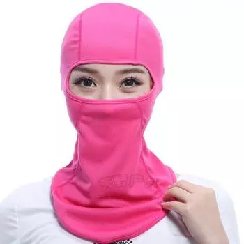 Fall Cycling Men s and Women s Outdoor Wind-Proof Cap Cycling Cap Headgear Scarf Masked Cap Sun-Proof and Breathable Headscarf Mask Rose-thin