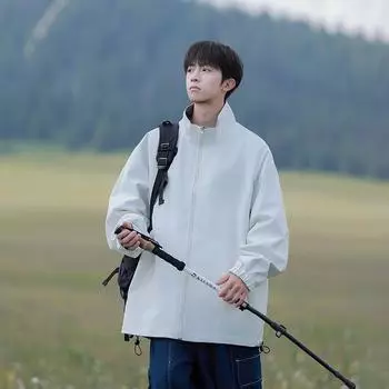 Fall Fashion Versatile Trendy Double-Sided Jacket S чёрный