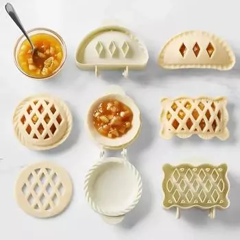 Fall Hand Pie Molds Set Mini Pie Mould Dough Press Mold Tools Christmas Halloween Baking Pie Molds Pumpkins Apples Hazelnuts