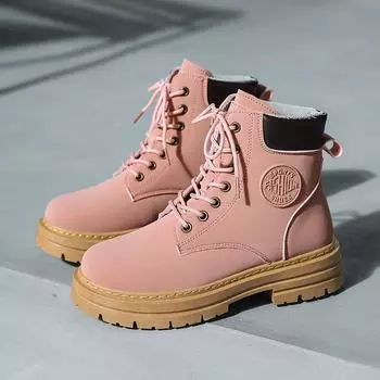 Fall Winter Leather Women s Increased Designer Ankle Boots For Women Boots High Top Female Heels Shoes Short Boots Yellow Boots 4.5