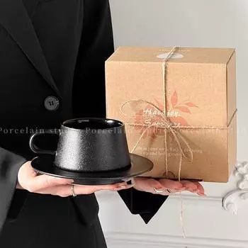 Fallen Angel Water Cup Ceramic Coffee Cup Afternoon Set High Precision Tea Cup Exquisite Coffee Cup High End Luxury 300ML