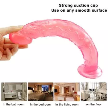 Фаллоимитатор 35 см, реалистичный искусственный член с имитацией присоски для пениса для женщин, взаимная мастурбация, эрогенные секс-игрушки, магазин для взрослых 35cm