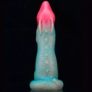 Фаллоимитатор в масштабе животного маленького зеленого дракона, игрушка-дилдо для женской мастурбации