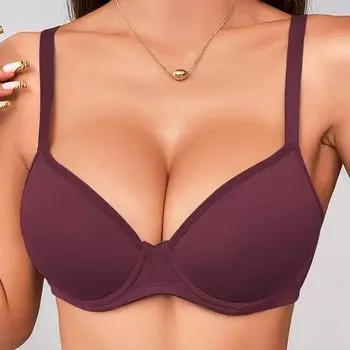 FallSweet Push Up Bra Сексуальные бюстгальтеры для женщин Бесшовный бюстгальтер на косточках Тонкая чашка Женское нижнее белье 36D