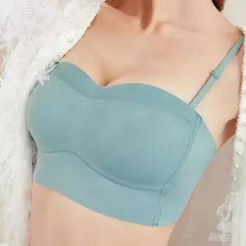 FallSweet Push Up Бюстгальтер для женщин Бесшовные бюстгальтеры Беспроводной бюстгальтер без косточек Удобный однотонный бюстгальтер с тонкой чашкой Сексуальное женское нижнее белье 70A белый