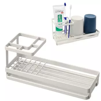 FALOFALO Toothbrush Stand Cup Stand Electric Toothbrush White Simple Large Capacity