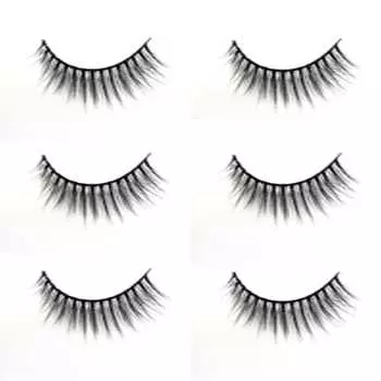 False eyelashes mink 5d 5 layers false eyelashes set of 3 tm12