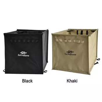 Faltbare Camping-Aufbewahrungstasche Groe Kapazitt Picknick-Kochgeschirr-Tasch чёрный