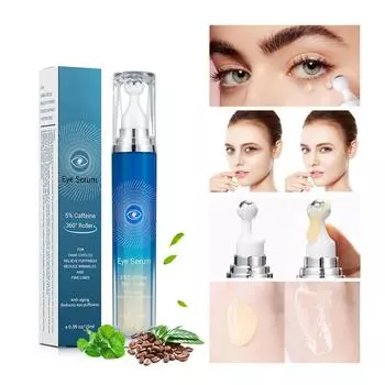 Falten Augen 5% Koffein Augen Creme Eye Roller Ball Creme Fr Augenringe Verblasst Feine Linien Entfernen Augen Taschen 15 мл One Size синий