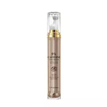 Falten Augen 5% Koffein Augen Creme Eye Roller Ball Creme Fr Augenringe Verblasst Feine Linien Entfernen Augen Taschen 20 мл чёрный