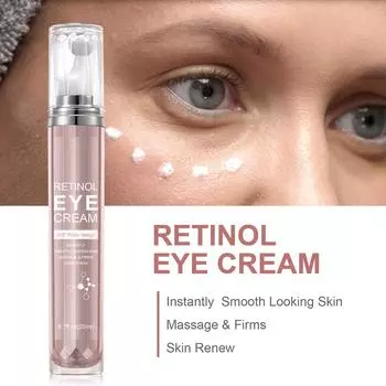 Falten Augen Retinol Augen Creme Eye Roller Ball Creme Fr Augenringe Verblasst Feine Linien Entfernen Augen Taschen 20 мл розовый