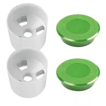 Famimueno Golf Cup Cover Lid Крышка для лунки для тренировок в саду Обучение клюшкам для гольфа Пластик 2 (2 чашки, крышки)