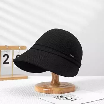 Famous Fisherman Hat Women s Spring and Summer Show Face Little Wild Sun Protection Hat Cover Face Breathable Plaid Student Bucket Hat K-style C2725 Korean small label GOL fisherman hat Black