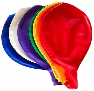 FAMULIA Гигантский воздушный шар Воздушный шар Волейбол Большой 90 см Набор из 10 гигантских воздушных шаров 36 дюймов Набор цветов MIX (Первичный 90см)