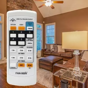FAN-989V Универсальный пульт дистанционного управления вентилятором Пульт дистанционного управления вентилятором для Азии Вентиляторный концентратор Таймер включения/выключения Регулировка скорости