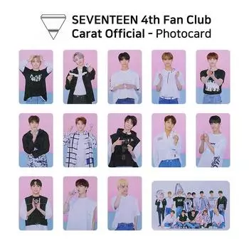 Фан-клуб SEVENTEEN Карат 4 семестр Товары Официальная фотокарточка KPOP Seungkwan
