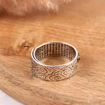 Фэн-шуй Pixiu Подвески Кольцо Амулет Богатство Кольцо на удачу Резьба из Священного Писания