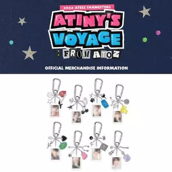 Фан-встреча ATEEZ 2024. Брелок для ключей ATINY s Voyage From A to Z YEO SANG
