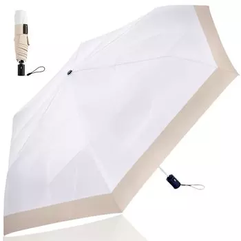 FANACAN Folding Umbrella with Memory UV Light Automatic Complete Light Heat Durable for All Suitable for Men and Women Easy-to-Fold Ultra-Lightweight