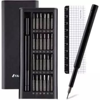 FANACAN Precision Screwdriver Set, Special Screwdriver with Magnet, Torx Flathead Triangular Hexagonal Phillips Star-shaped Y-shaped Screwdriver Magne