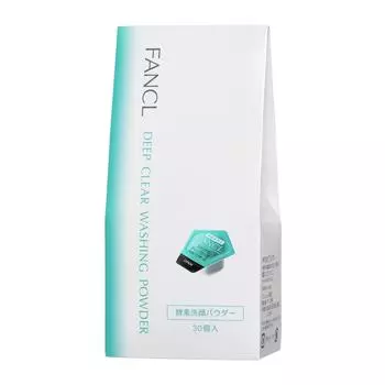 FANCL Deep Clear очищающая пудра для лица с энзимами (30 шт.) - Удаление пор и черных точек, без добавок, экологично