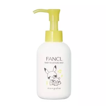 FANCL Детское молочко Monpoke Дизайн ограниченной серии 120 мл 120 Детский лосьон Увлажняющий крем для лица и всего тела Гипоаллергенный (приблизительно. Насосы)