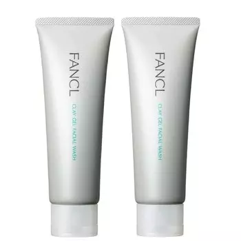 FANCL Mud Gel Face Wash x 2 120 Face Wash Гель для умывания Гель для умывания лица Грязевая маска (Бутылки 120 г) (приблизительно. раз) Без добавок (Угловой