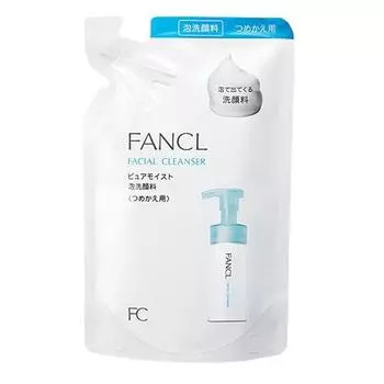 FANCL New Pure Moist Foaming Face Wash [Refill] 130mL x 1 bag (approximately 50 times) Face Wash (Sensitive Skin/Amino Acid/Ceramide) Foam Face Wash