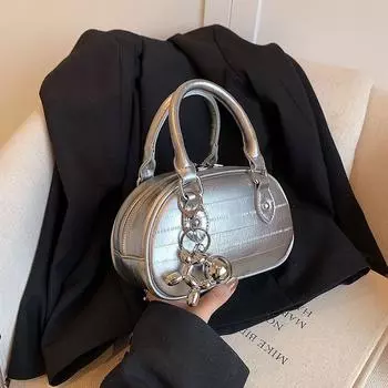 Fancy Silver Popular Fashion Super Hot Crossbody Bag Silver