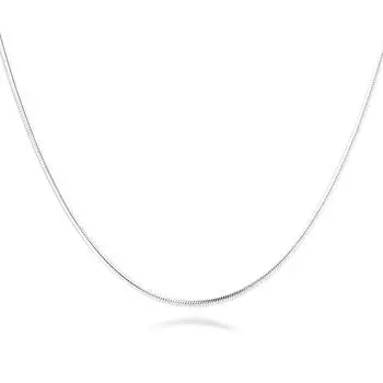 Fandola колье женское ожерелье из стерлингового серебра 925 пробы змеиная цепочка эссенция ожерелья модные украшения Accesorios Femme 50cm