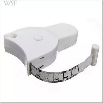 Fangle практичный фитнес-точный штангенциркуль для измерения жира, рулетка, линейка, WSN2 белый