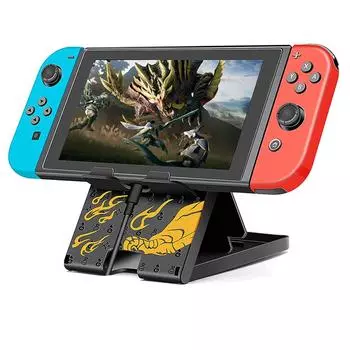 FANGXI Switch Stand Animal Crossing Настольный держатель для OLED Складная мобильная стойка Симпатичная компактная регулируемая подставка с углом наклона Портативная маленькая подставка/переключатель