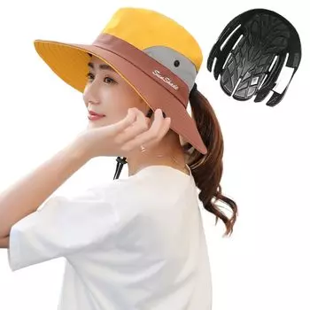 FANGXI Велосипедный шлем Safari Идеально подходит для катастроф УФ Горный и Головной Подходит для лета и улицы Окружность головы Женский в стиле шляпы (ЕС