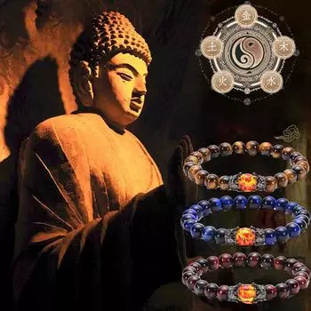 Фэншуй браслет из бисера удачи для женщин и мужчин браслет из натурального камня ручной работы из бисера