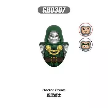 Фантастическая Четверка Человек-Факел Кирпичики Сделай сам Игрушки Подарки Сорвиголова Каратель Минифигурки Строительные блоки Мини Экшн-фигурки Для Детей