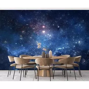 Фантастическая туманность настенные фрески звездное небо обои Вселенная Галактика фреска Космос космические обои 200 cm(W) x 140 cm(H)