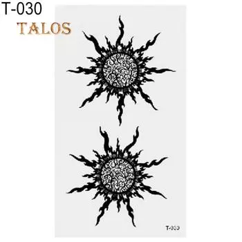 Фантастические цветы животных водонепроницаемые женщины мужчины временные татуировки наклейки боди-арт временные татуировки 37
