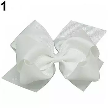 Фантастический 1 шт., большой двухслойный бантик для волос, бант из репсовой ленты, заколка для волос 2# Yellow