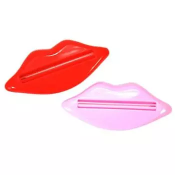 Фантастический 2 шт. сексуальный тюбик для зубной пасты для губ, соковыжималка, удобный держатель, мультяшный домашний туалет