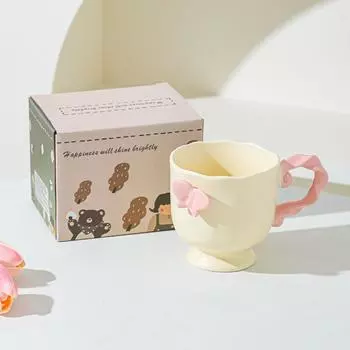 Fantasy Butterfly Mug Tall Coffee Cup Girls Office Breakfast Milk Cup Birthday Gift 301-400ml