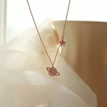 Fantasy Planet Женское ожерелье на ключицу в свежем стиле с простым дизайном и темпераментом для женщин