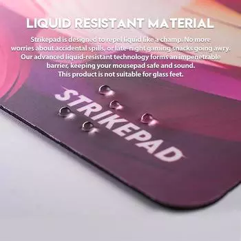 FANTECH Strikepad MST491 игровой коврик для мыши с привлекательным голографическим дизайном 490x420x3 мм коврик для мыши водонепроницаемый и без швов по краям