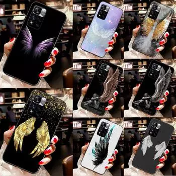 Фэнтезийный чехол с крыльями ангела и девушки для Redmi Note 11 Pro для Xiaomi Redmi Note 10 Pro 8 9 8T 9S 10S 9A 9C 9T, чехол для телефона Redmi 7