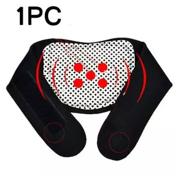 Far Infrared Tourmaline Massager Warmer Cervical Disc Therapy Neck Care Collar Neck Support Self-heating Pad Magnetic Neckband