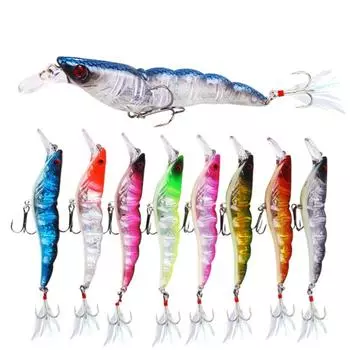 Far Throw Shrimps Lures 13.6g 9.5cm Fishing Lure Bait Hard Bait Octopus Lure Octopus style 1