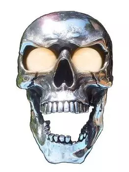 Фара черепа мотоцикла передняя светодиодная лампа для украшения мотоцикла светящаяся несветящаяся фара