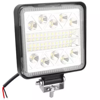 Фара дальнего света 6000K 102W 4-дюймовая супер яркая точечная лампа 34 светодиода дальнего света автомобильные аксессуары точечный светильник противотуманный фонарь 1 шт 10-30 В Square