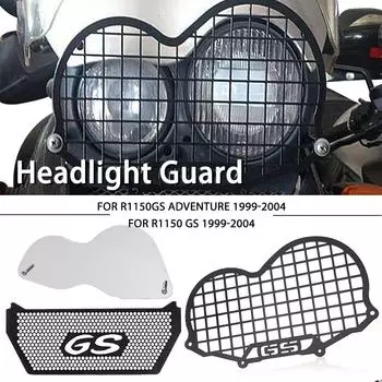 Фара для BMW R1150GS ADVENTURE R 1150GS 1999-2004 R1150 GS, защита масляного радиатора, защита фар мотоцикла, гриль чёрный